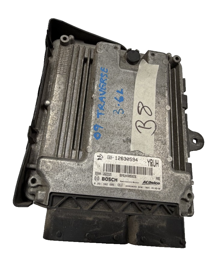 09 2009 Chevrolet Traverse 3.6L Engine Control Module ECM ECU 12630594