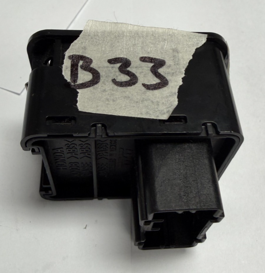 2002 Honda Accord Wing Mirror Side Mirror Left Right LH RH Switch 9T21A Black