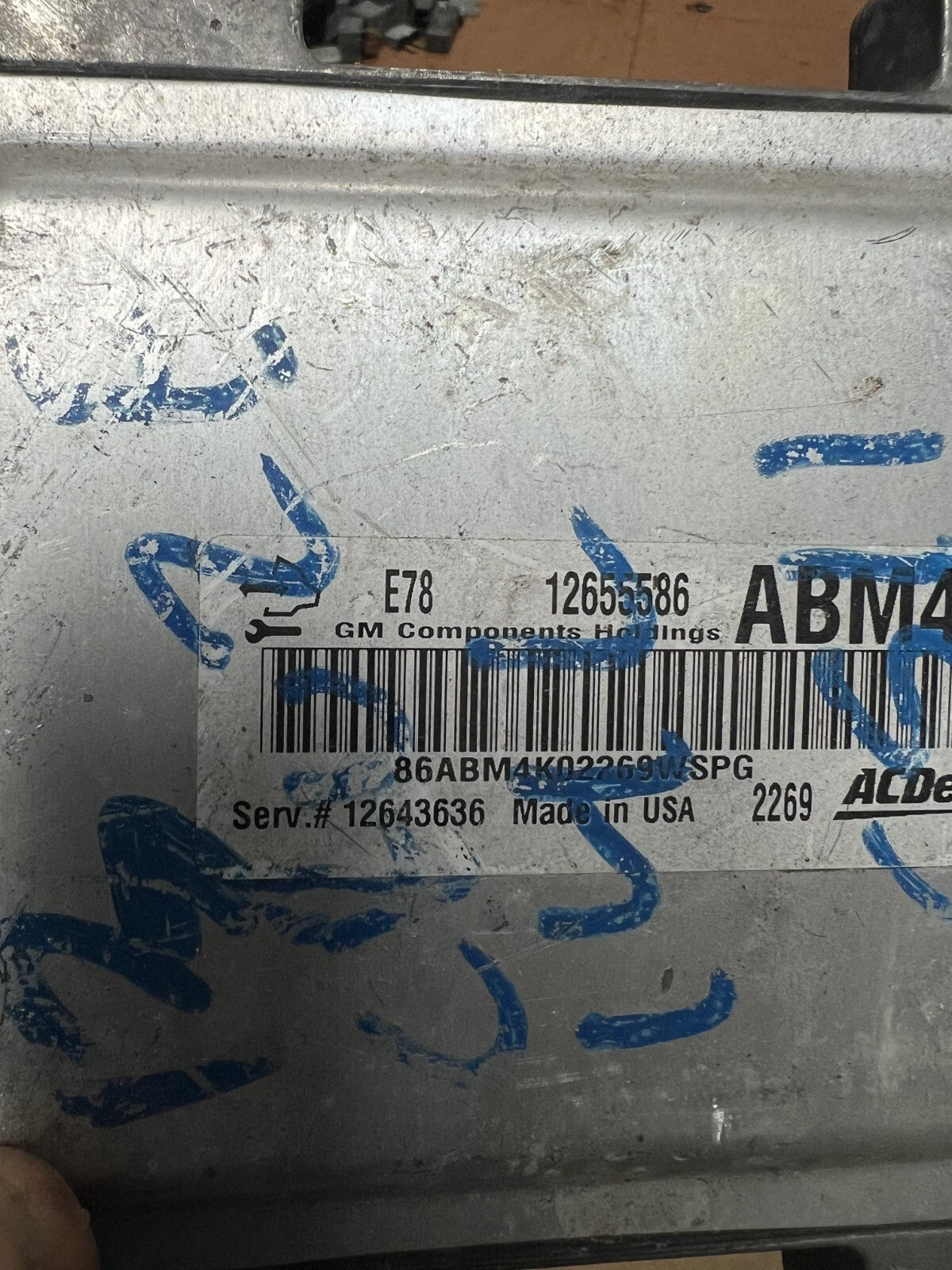 2012 2013 2014 2015 Chevrolet Cruze Engine Control Module OEM 12655586