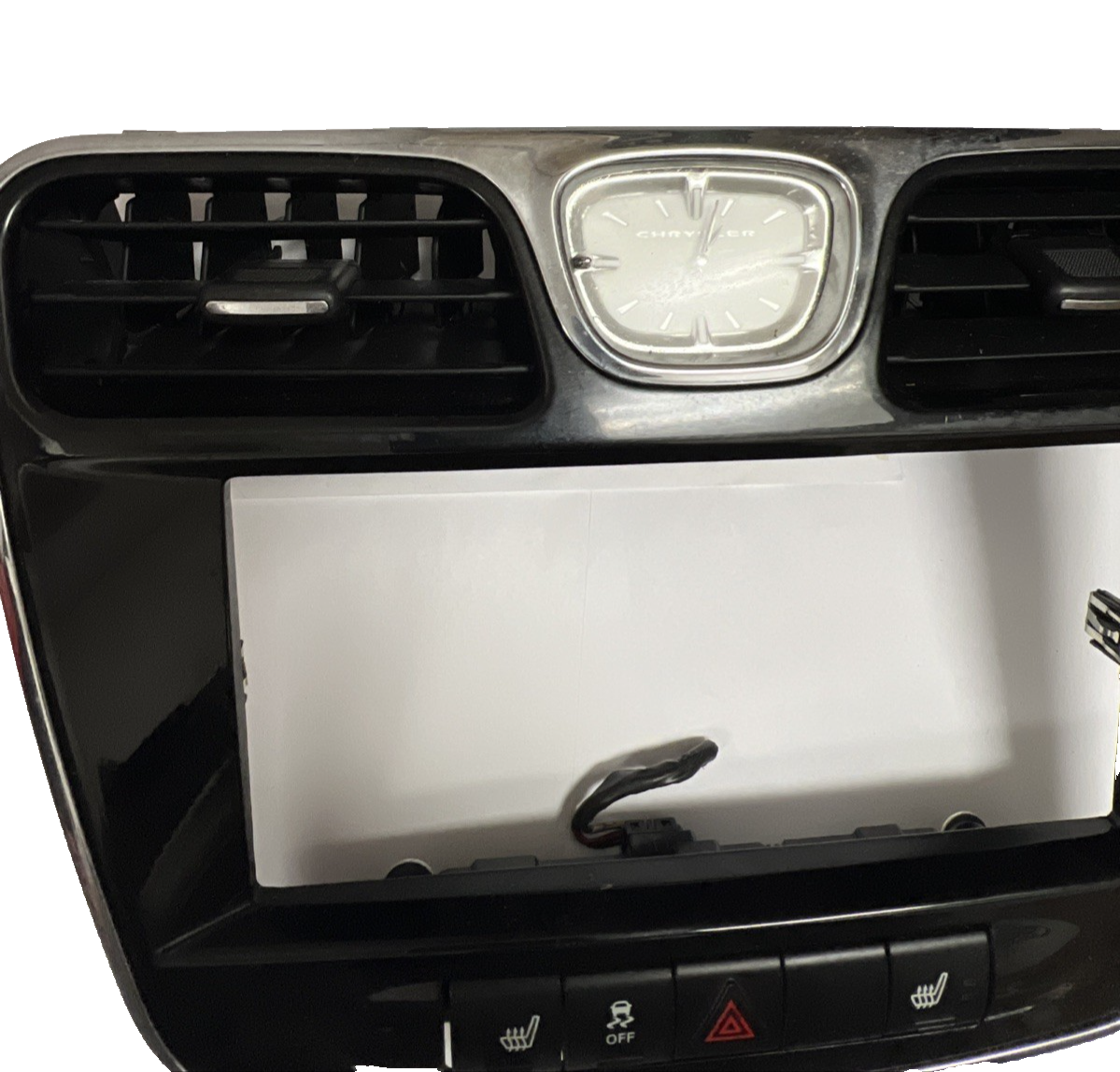 2011-2014 Chrysler 200 Dash Radio Screen Clock Air Vent Hazard Switch Trim Bezel