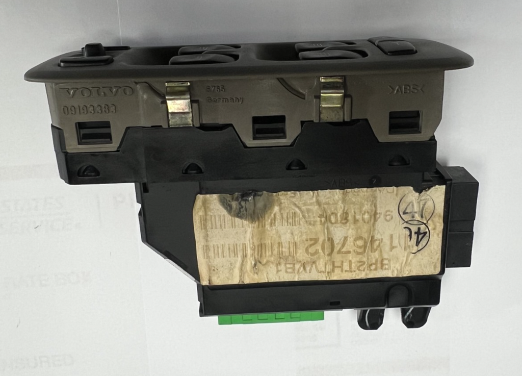 2005-2006 05 06 Volvo XC90 Master Window Control Switch 09193383 Tan