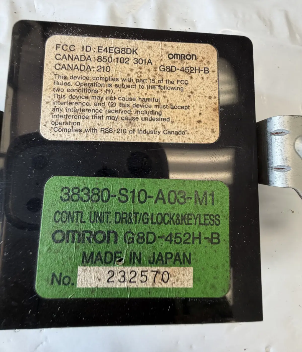 1997-2001 97 98 99 00 Honda CRV Door Control Keyless Entry Module 38380S10A03M1 by Omron