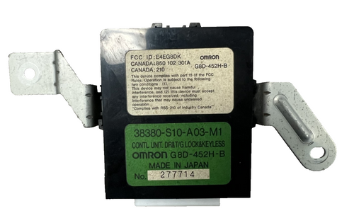 1997-2001 Honda CRV Door Control Keyless Entry Module 38380 S10 A03 M1