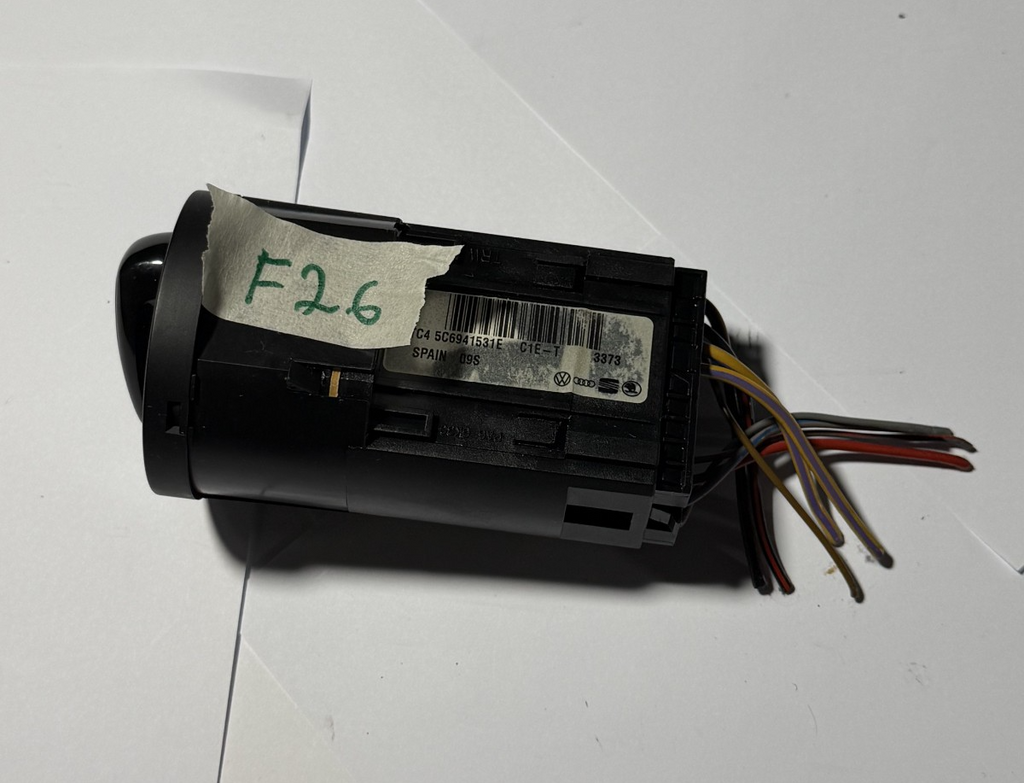 2010-2014 Volkswagen Jetta Dash Headlight Headlamp Control Switch 5C6941531E