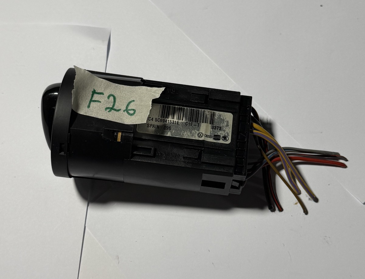 2010-2014 Volkswagen Jetta Dash Headlight Headlamp Control Switch 5C6941531E