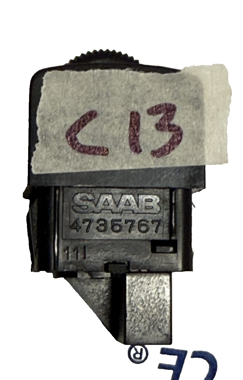 1999-2003 Saab 9-3 Rheostat Control Interior Light Switch Control 4735767