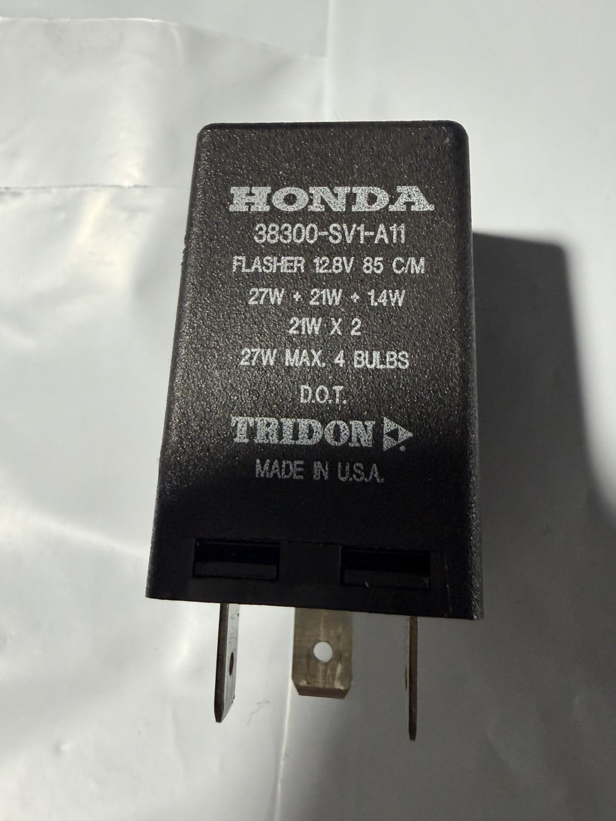 Flasher Hazard Control Relay 38300 SV1 A11 Black fits 96 97 98 99 00 Honda Civic