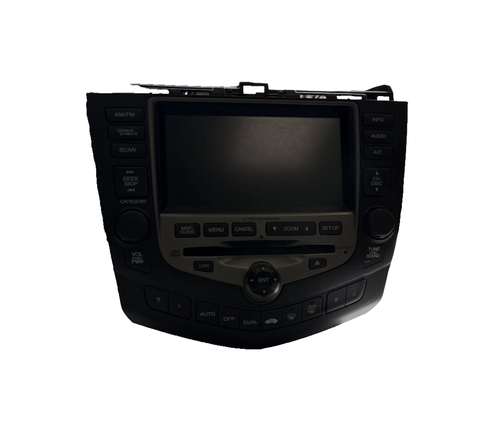 2003-2007 Honda Accord Radio AM FM Stereo AUX CD Player Head Navigation
