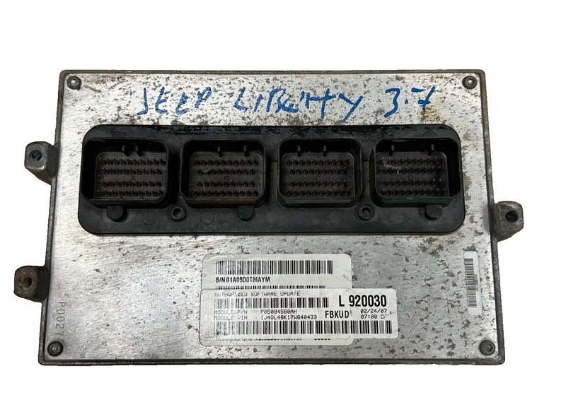 ? 07 2007 Jeep Liberty 3.7L  AT Engine Computer Control Module OEM 05094580AH