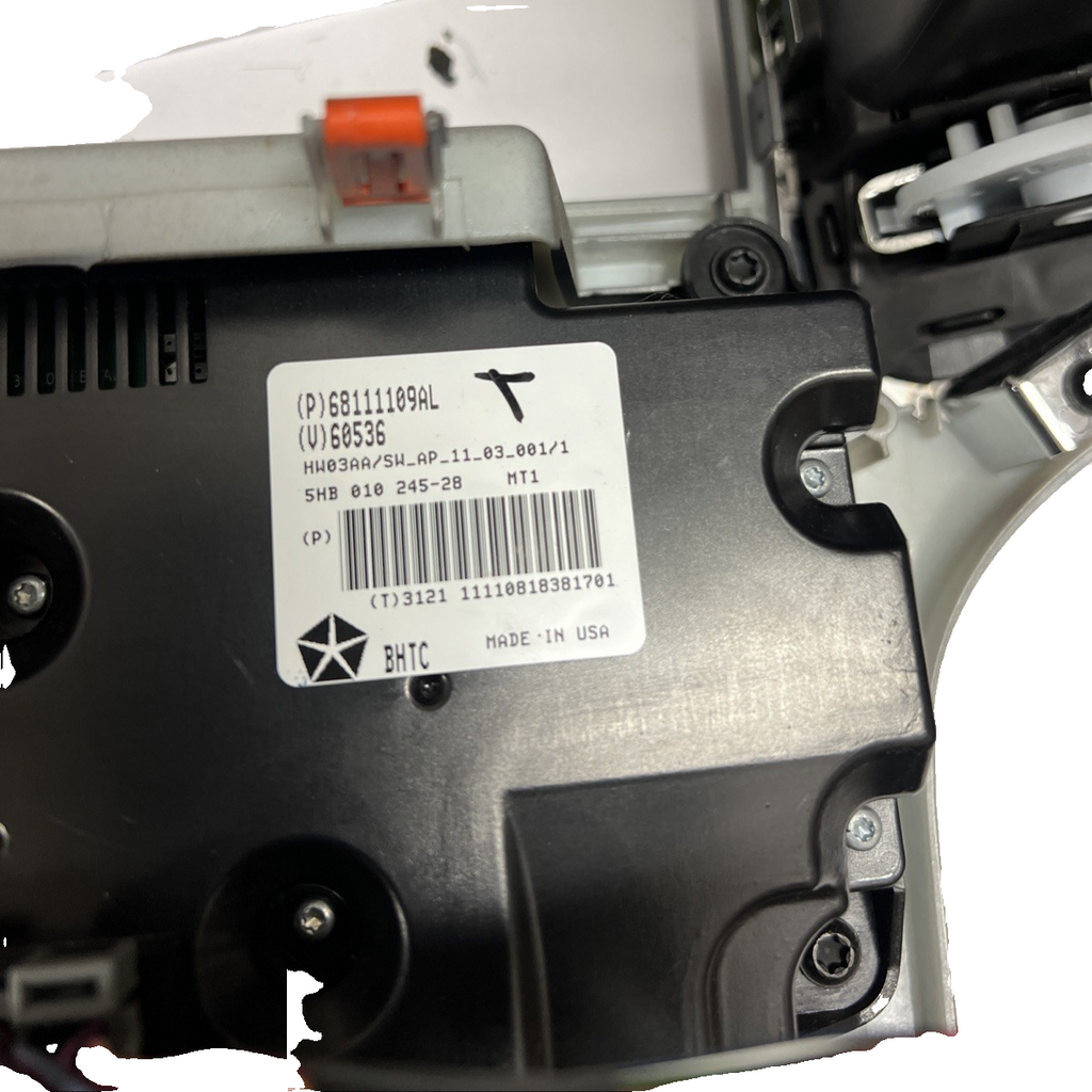 11-13 Jeep Grand Cherokee AC Heater Control w Heated Seats Trim Bezel 68111109AL