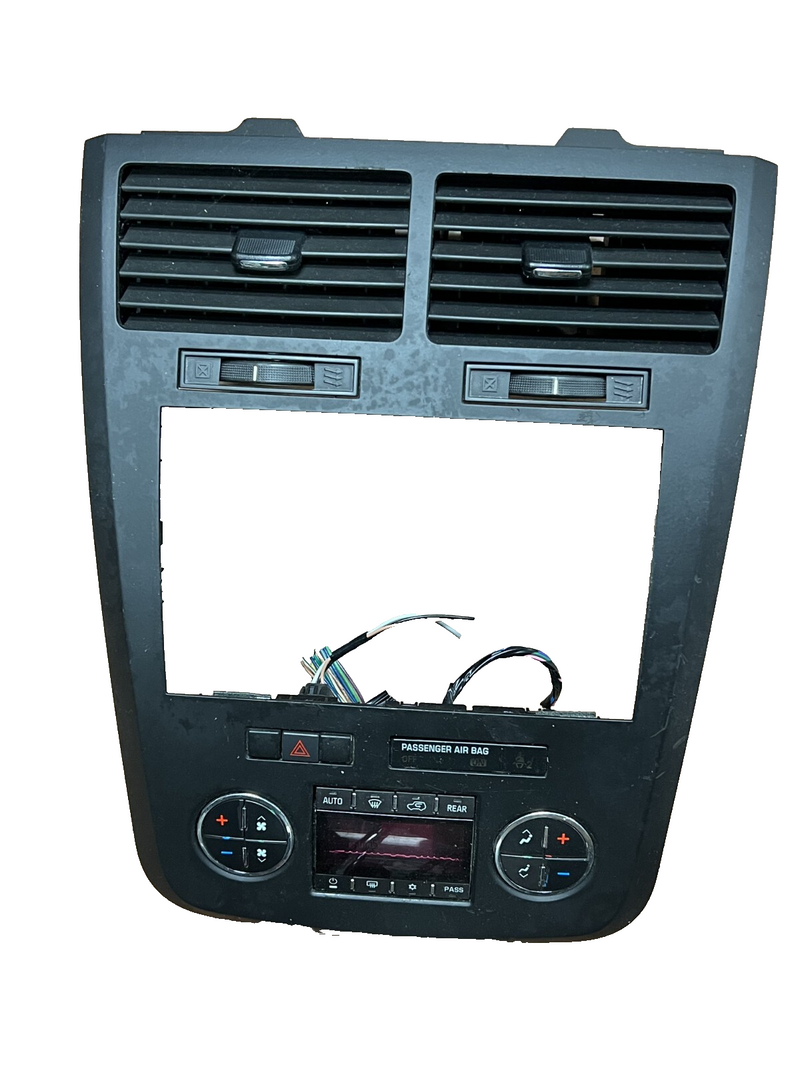 2007-2010 Saturn Outlook Dash Radio Climate Control Bezel Trim OEM 20778546