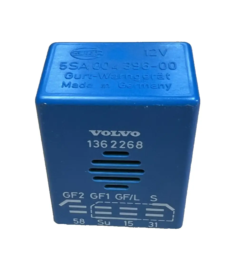 Seat Belt Reminder Relay 1362268, 5SA 004 396 00 fits 1975-1982 Volvo 260 by Volvo