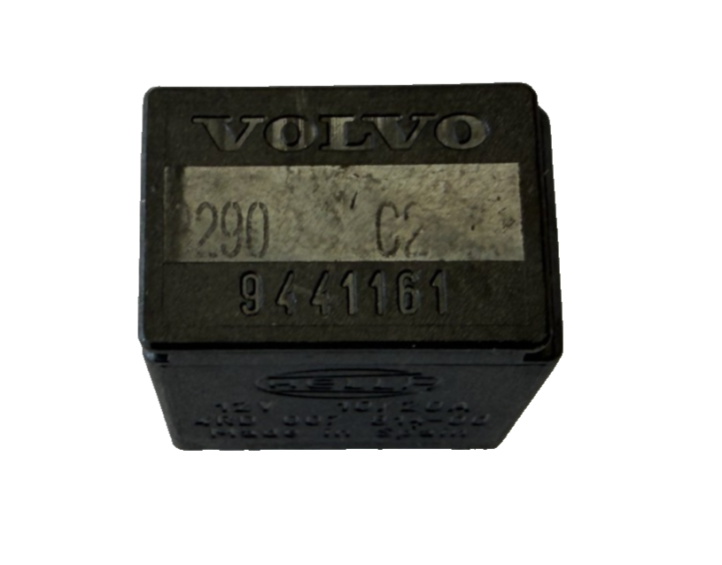 Volvo Hella Multipurpose 5 Pin Relay 12V 10 20A 4R0 007 814 00, 9441161 Black by Volvo