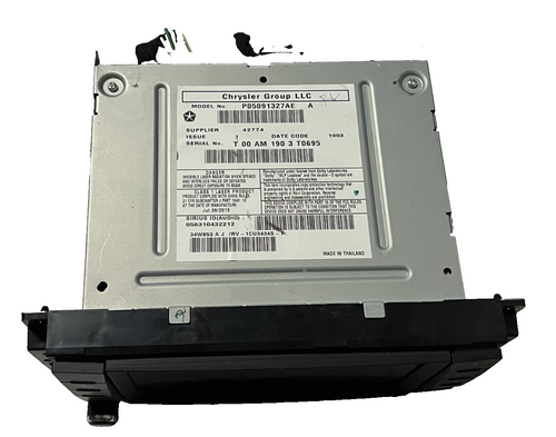 AM FM Satellite Radio 05091327AE fits 2012-2014 Dodge Grand Caravan 3.6L