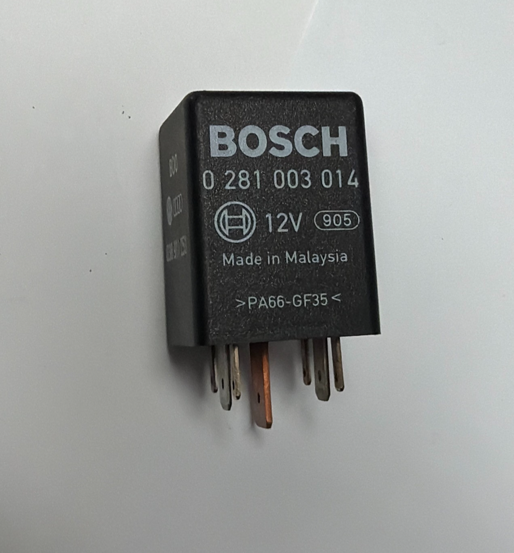 1996-2001 VW TDI Bosch Glow Plug Relay 12V 0 281 003 014, 038 911 253