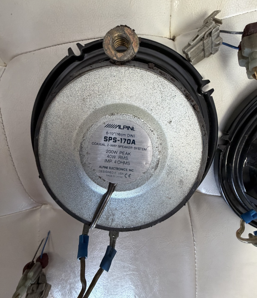 Alpine 6.5” Car Audio Coaxial 2-Way Speaker System 4 OHMS SPS-170A
