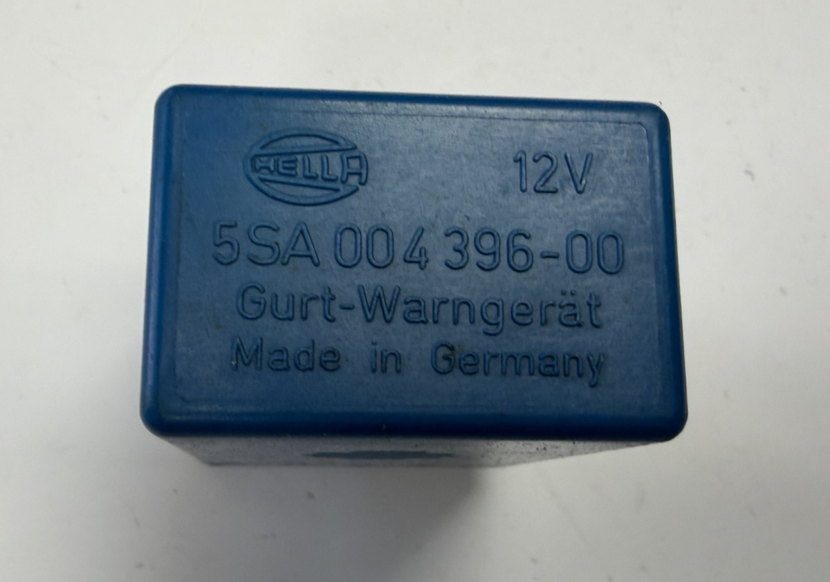 Seat Belt Reminder Relay 1362268, 5SA 004 396 00 Blue fits 1975-1982 Volvo 240 by Volvo