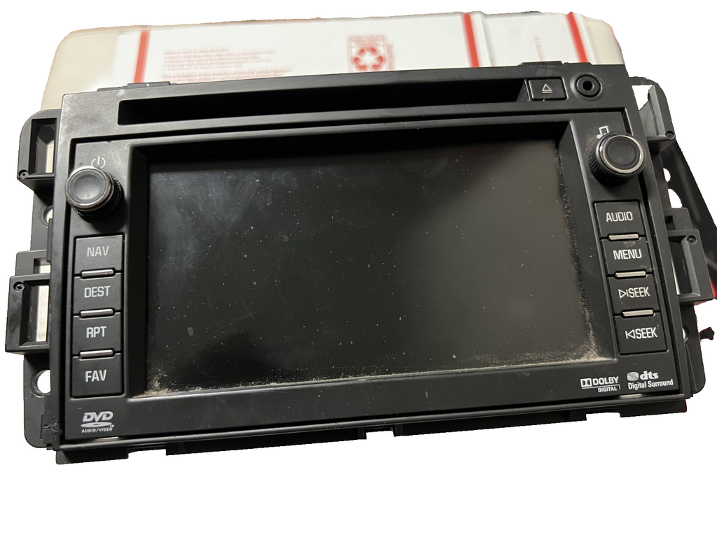 GMC 2011 Denali Stereo NAV Navigation USB CD DVD Radio 20883054, DW468100 6631