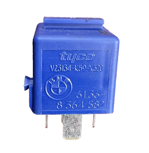Tyco BMW E36 E46 E65 Z3 Relay OEM 8 364 582, V23134 K59 X320 Blue