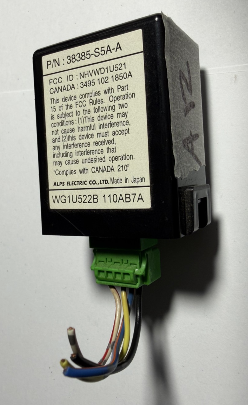 Keyless Entry Receiver Module 38385 S5A A for 01 02 03 04 05 Honda Civic