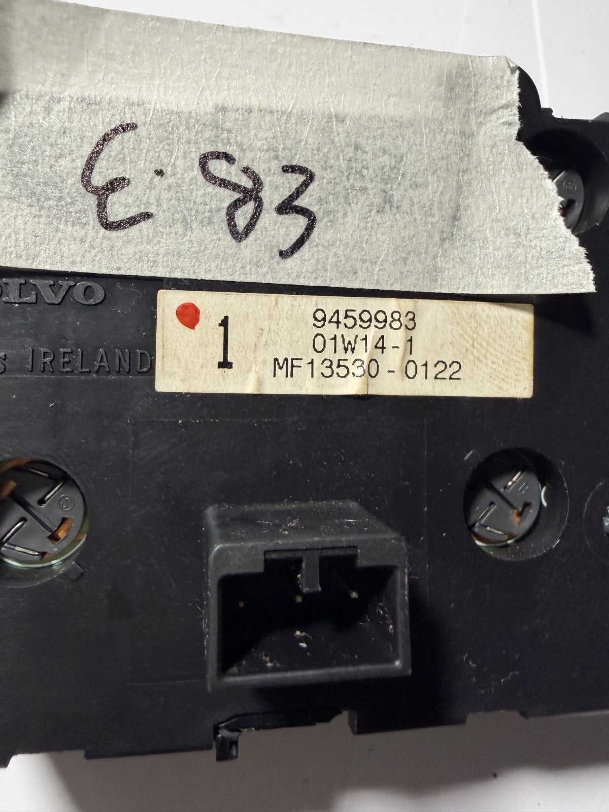99-03 Volvo S80 Headlight Head Light Switch 9459983, 01W14-1, MF13530-0122