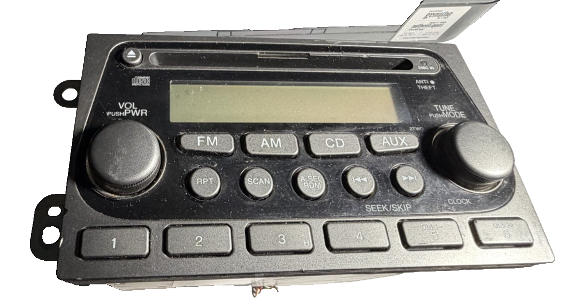 2003 2004 2005 2006 Honda Element AM FM Radio Stereo CD Player 39101 SCV A010 M1
