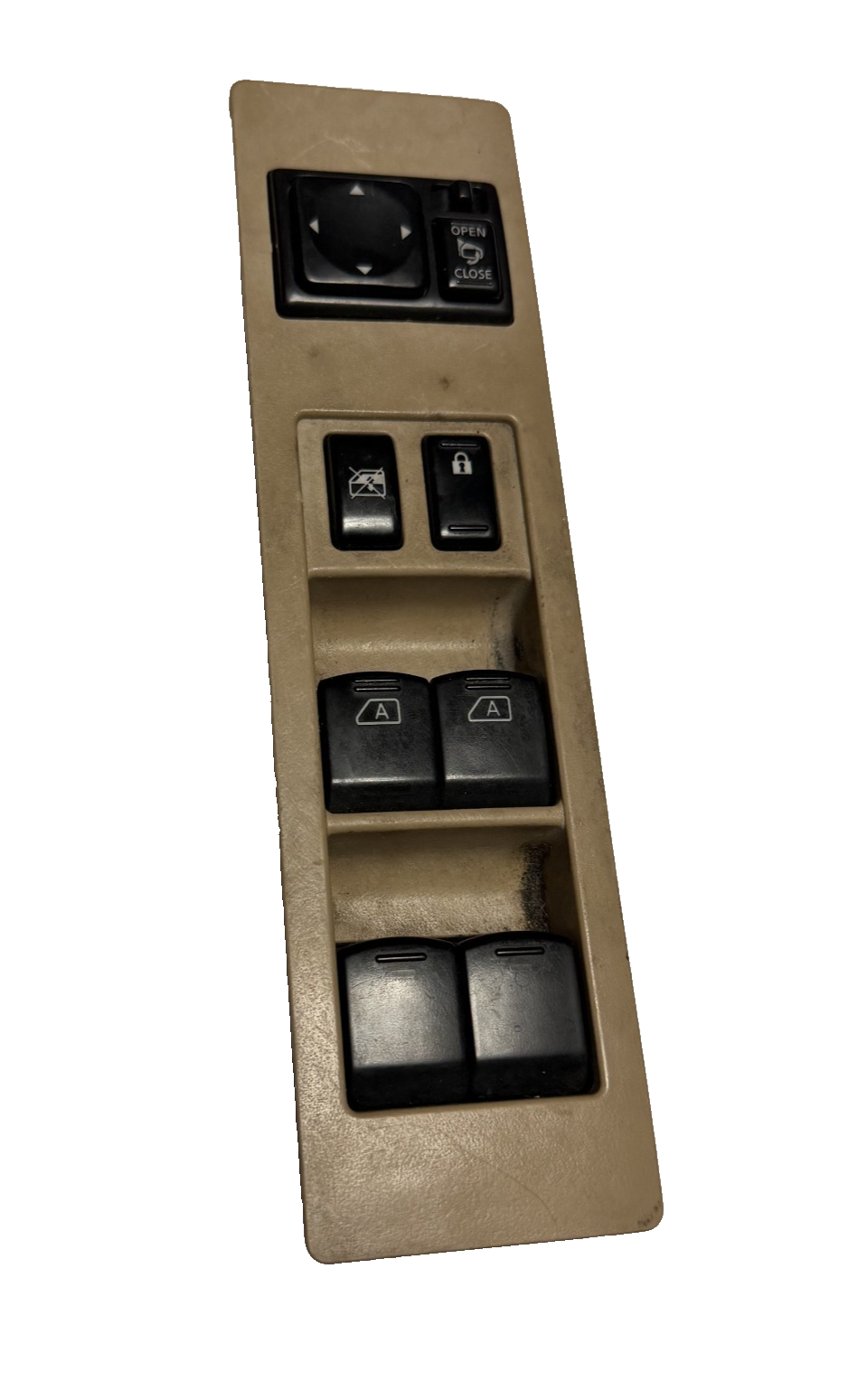2004-2014 Nissan Titan Armada Master Window Switch Driver Side Left LH Tan by Nissan