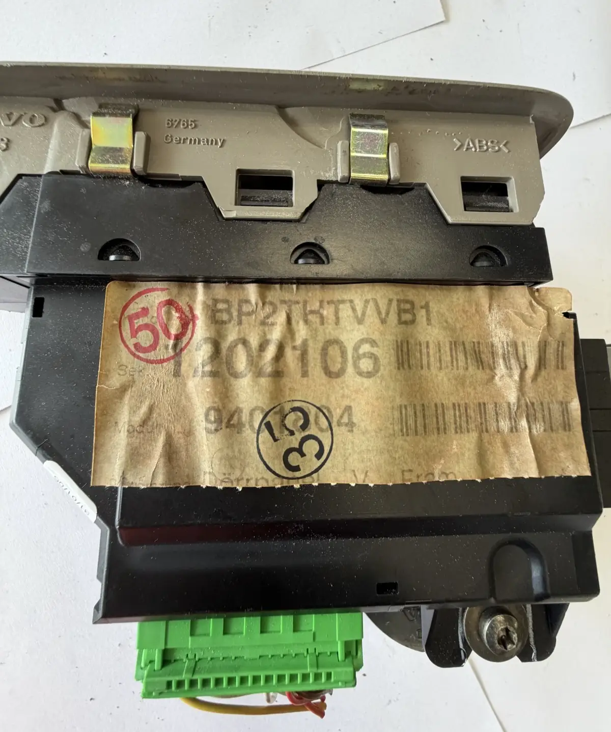 2002-2006 Volvo S60 Master Power Window Switch Driver Side Left 30746074 Black by Volvo