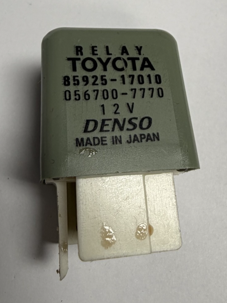 Radiator Fan Relay 85925 17010 fits 1998 1999 2000 2001 2002 Toyota Corolla