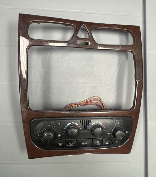 2001-2004 Mercedes Benz C Class C320 C240 Radio Climate Control Bezel OEM
