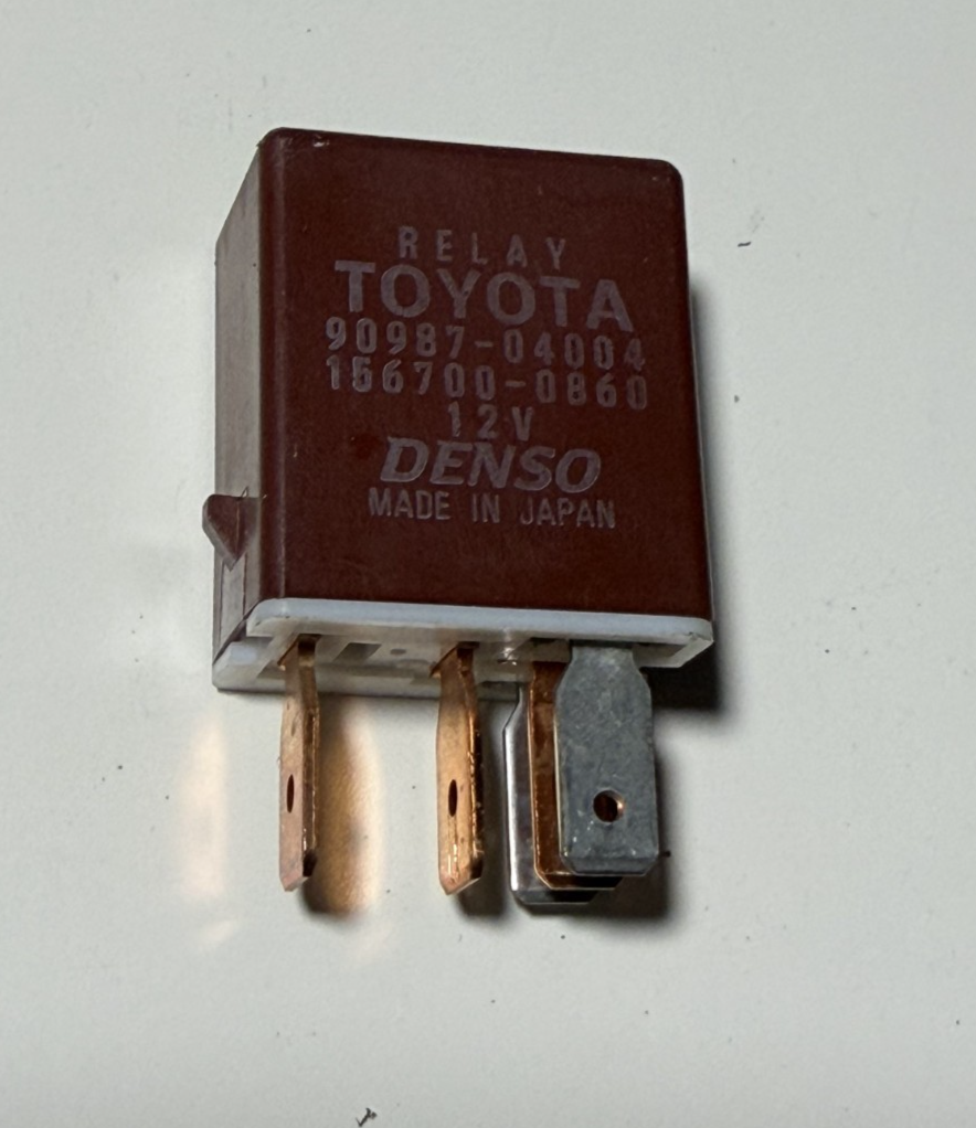 1997-2011 Toyota Camry Cooling Fan Relay 12V 90987 04004, 156700 0860 Brown