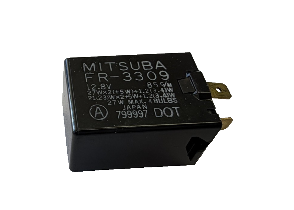 1988-1991 Honda Civic CRX Turn Signal Hazard Relay Flasher FR-3309 Black by Mitsuba