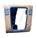 Shifter Trim Bezel with Heated Seat Switch for 03 04 05 06 07 Honda Accord Brown