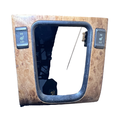 Shifter Trim Bezel with Heated Seat Switch for 03 04 05 06 07 Honda Accord Brown