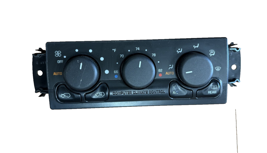 02 2002 Cadillac Escalade AC Heater Temperature Climate Control 15072169 Black