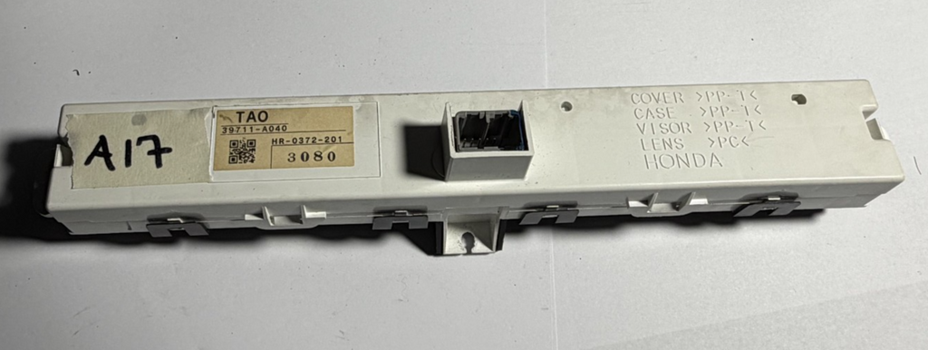 2010-2012 Honda Accord Lower Clock Radio Information Display Screen 39711 A040