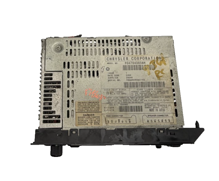 AM FM Radio CD Player Receiver P04704383AH fits 98-00 Dodge Grand Caravan by Chrysler