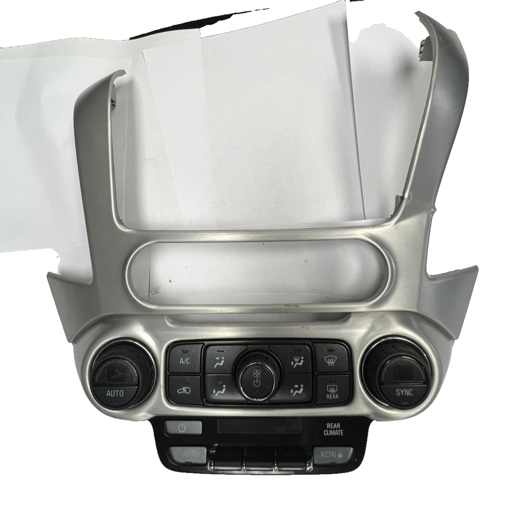 AC Climate Temperature Control Switch Bezel 23449658 for 15-16 GMC Yukon Denali