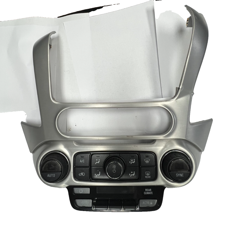 AC Climate Temperature Control Switch Bezel 23449658 for 15-16 GMC Yukon Denali