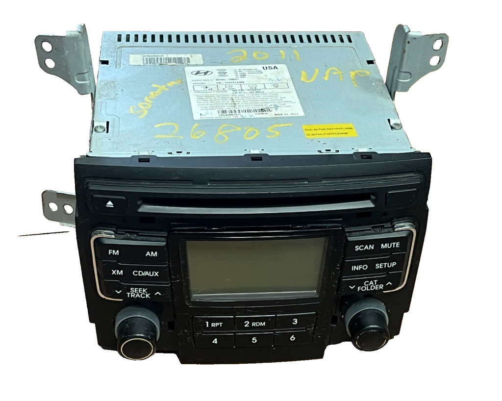 2009-2014 Hyundai Sonata AM FM CD Player Radio Receiver OEM 96180-3Q001