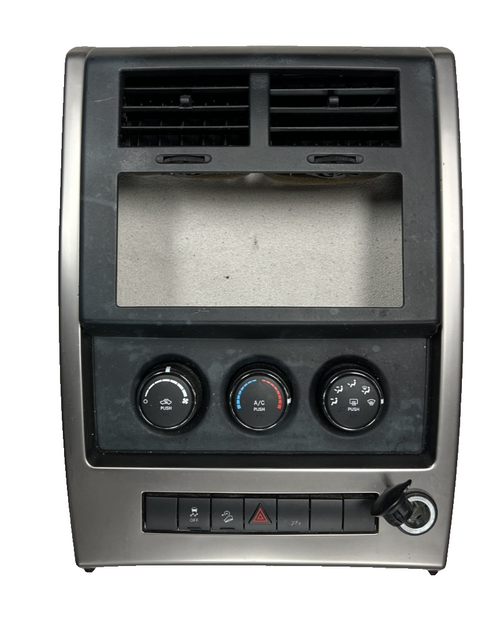 2008-2012 Jeep Liberty Center Dash Radio Climate Control Trim Bezel 55111943AE