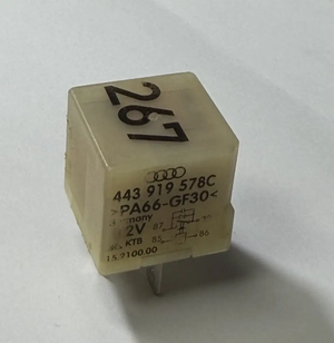 Volkswagen Passat / Audi A4 A6 S6 A8 AC Compressor Clutch Relay OEM 443-919-578C