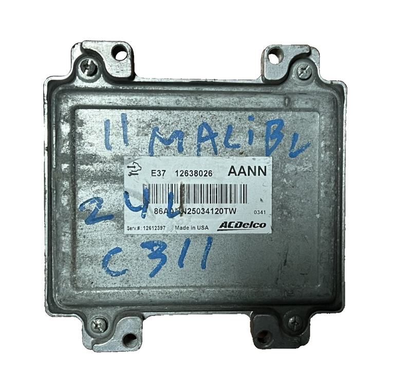 2007 2008 2009 2010 2011 2012 Chevrolet Malibu 2.4L Engine Control Module OEM