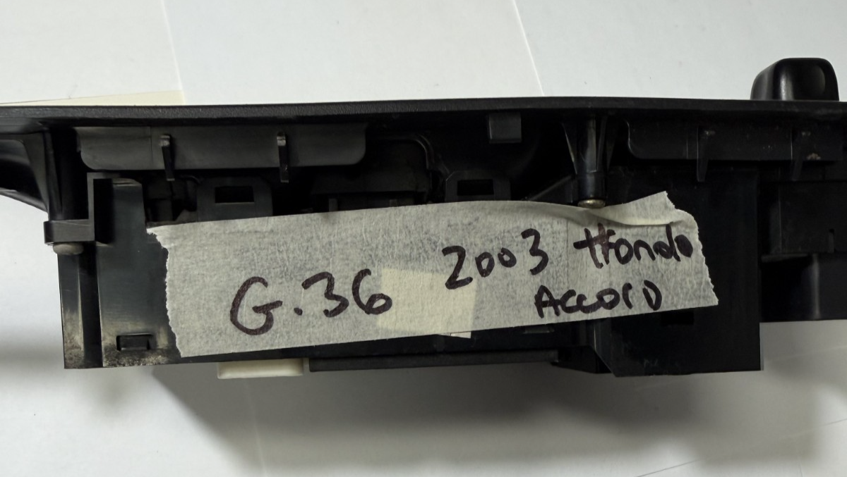2003-2007 Honda Accord Master Power Window Mirror Switch 35750 SDA A02