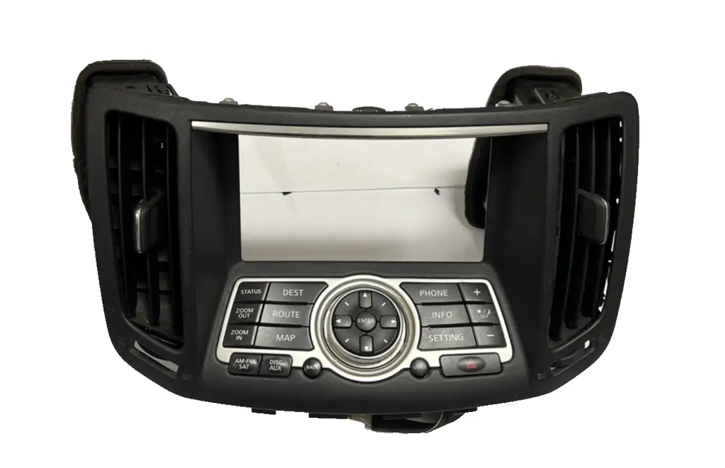 2008-2013 Infiniti G37 Dash Console Air Vent GPS Control Bezel 28395 JK65B by OEM