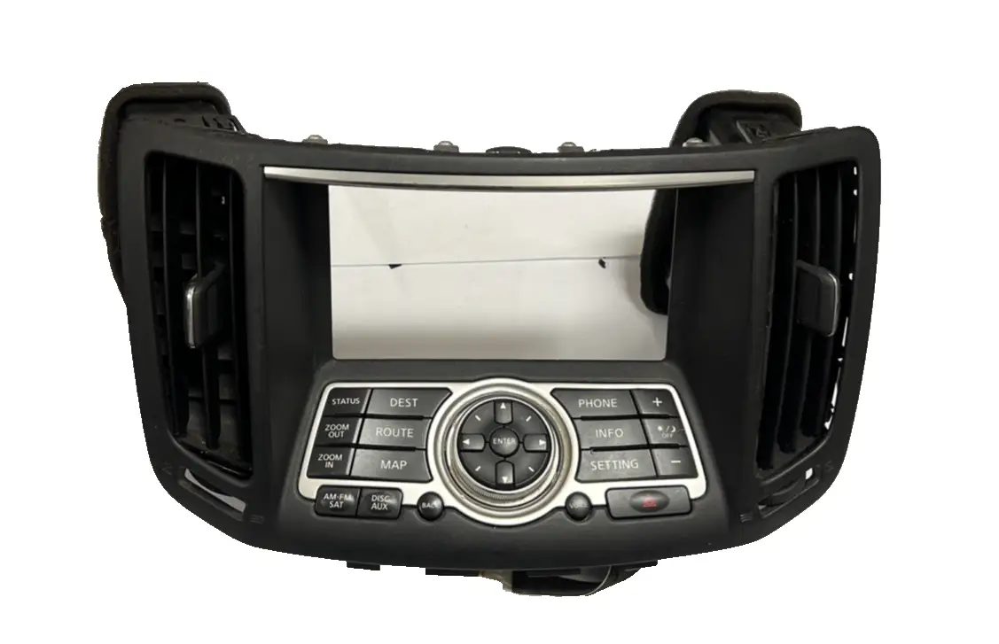 2008-2013 Infiniti G37 Dash Console Air Vent GPS Control Bezel 28395 JK65B by OEM