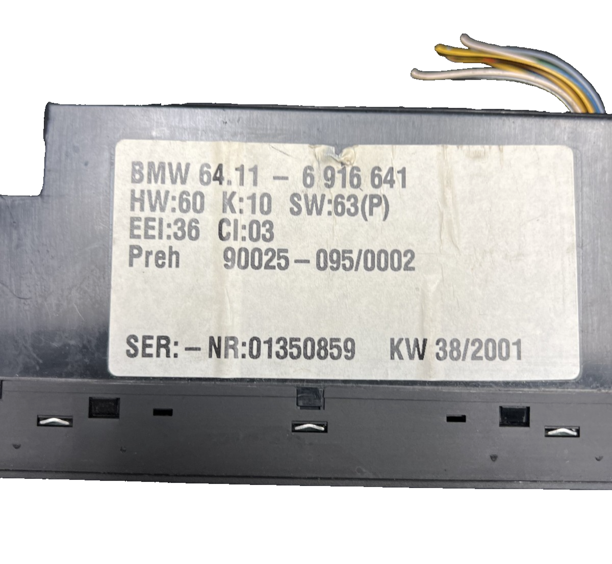 AC Air Conditioning Heater Climate Control 6 916 641 fits 95-03 BMW E39 525 530