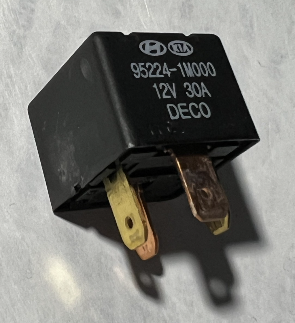 Deco Multi-Purpose Relay 12V 30A OEM 95224 1M000 for Hyundai Kia Black