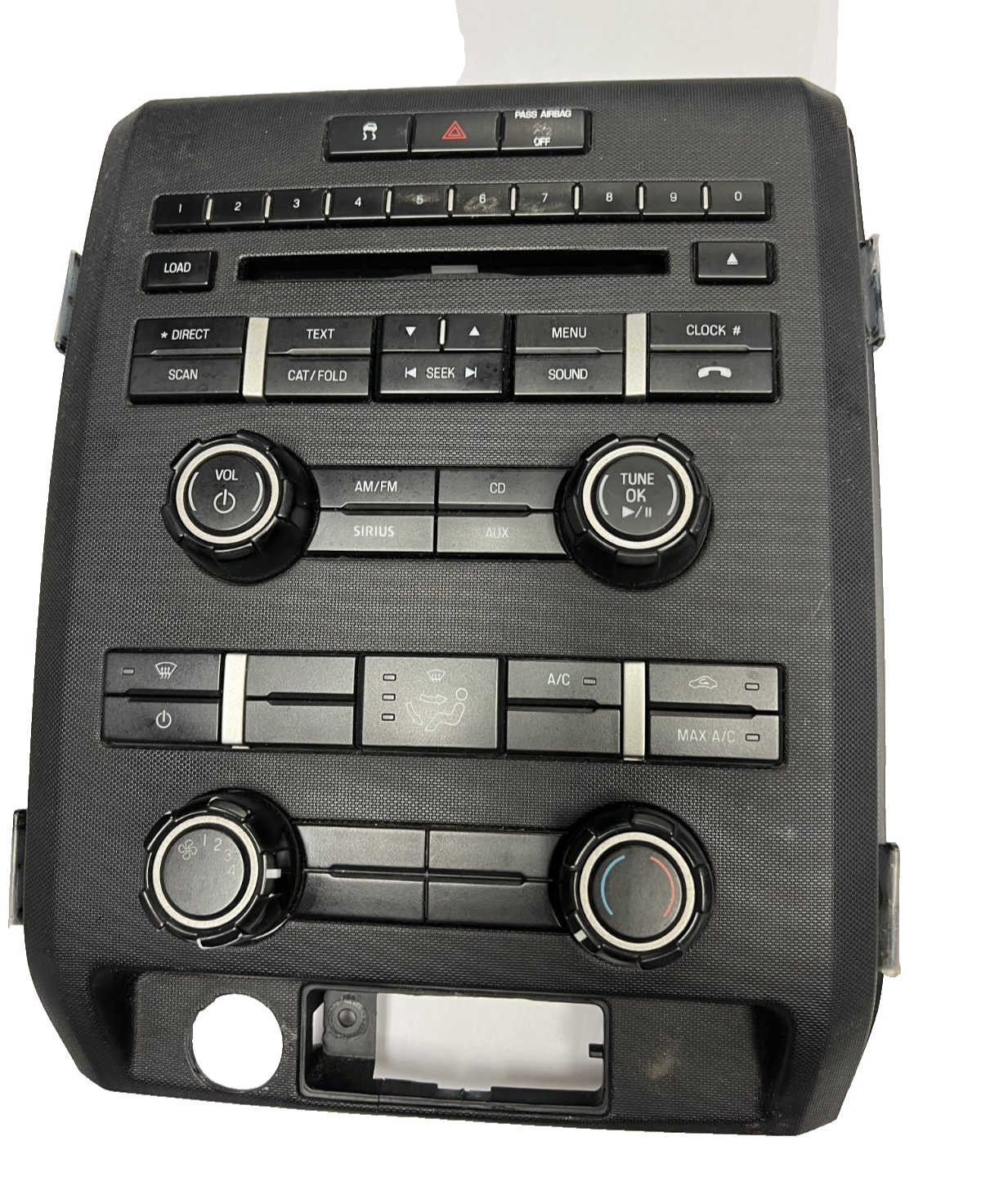 2009-2012 Ford F-150 F150 Radio Stereo AC Climate Control Panel 9L3T 18A802 HA