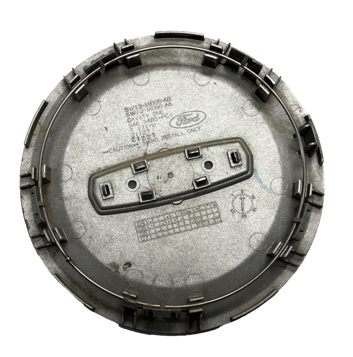 03-11 Lincoln Zephyr MKZ Wheel Center Cap Hubcap 5W13 1A096 AB, 5W1J 1A096 AA